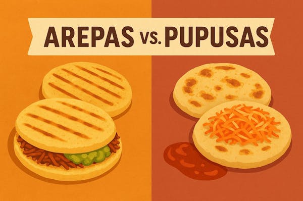 Arepas vs Pupusas