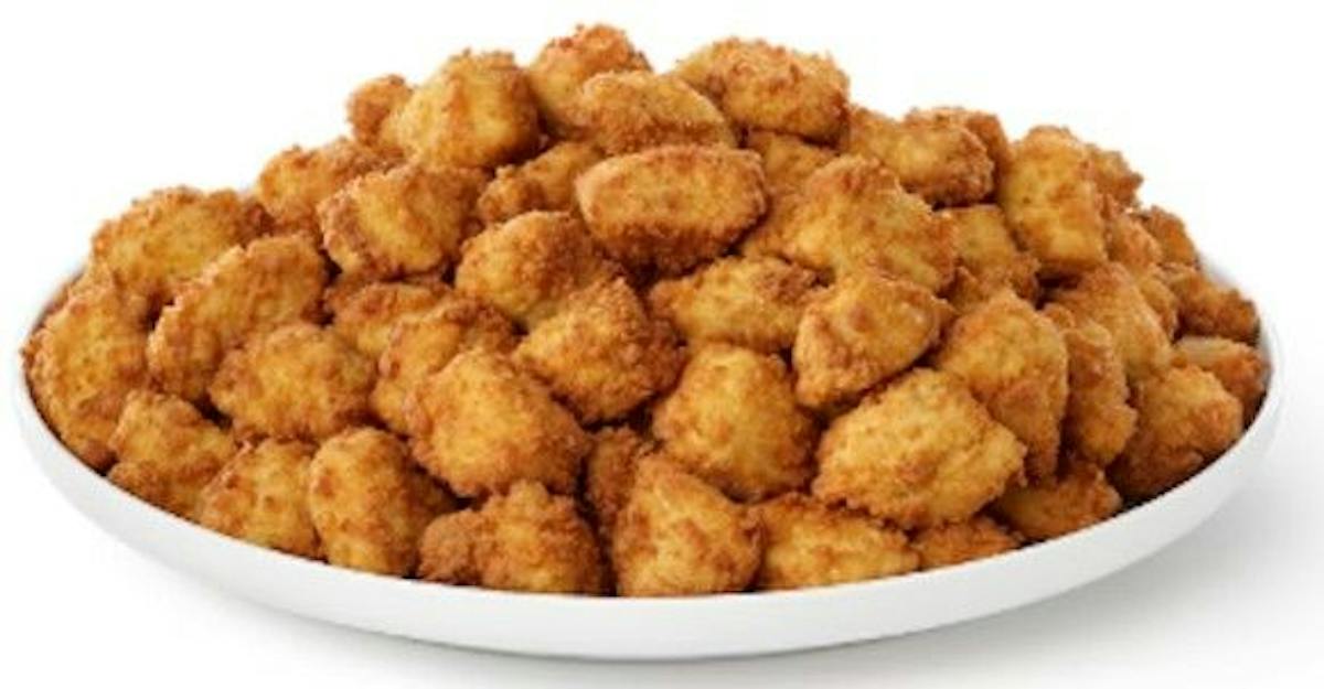 Chick-fil-A nugget tray catering for an office event